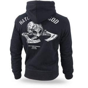 Hoodie,zip "Hatchet of God"