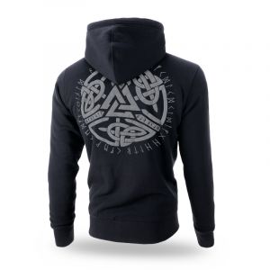 Hoodie,zip "North Valknut"